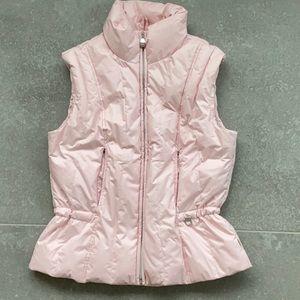 NILS Pink Puffer Goose Down Zip-Up Vest | Women's 8